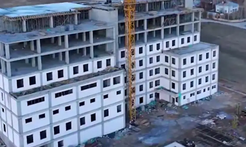 Başkale Devlet Hastanesi'nin yapımı sürüyor