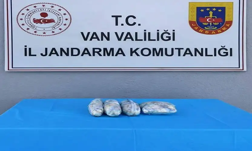 Çaldıran'da jandarmadan uyuşturucu operasyonu