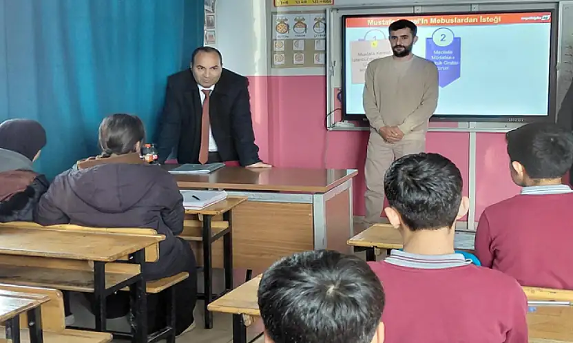 Deniz'den Lütfü Güvenir İlkokulu ve Ortaokulu'na ziyaret
