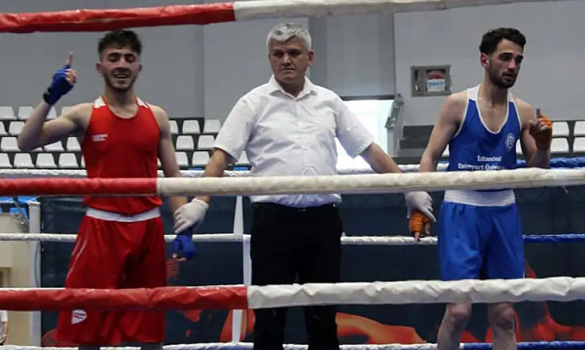 Doğukan Erim Türkiye Boks Şampiyonası'nda üst tura yükseldi