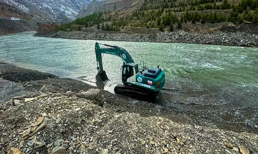 DSİ, Depin Deresi'nde ıslah çalışmalarını sürdürüyor