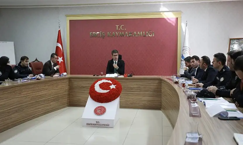 Erciş İlçe Emniyet Müdürlüğü 2026 planlamasını masaya yatırdı