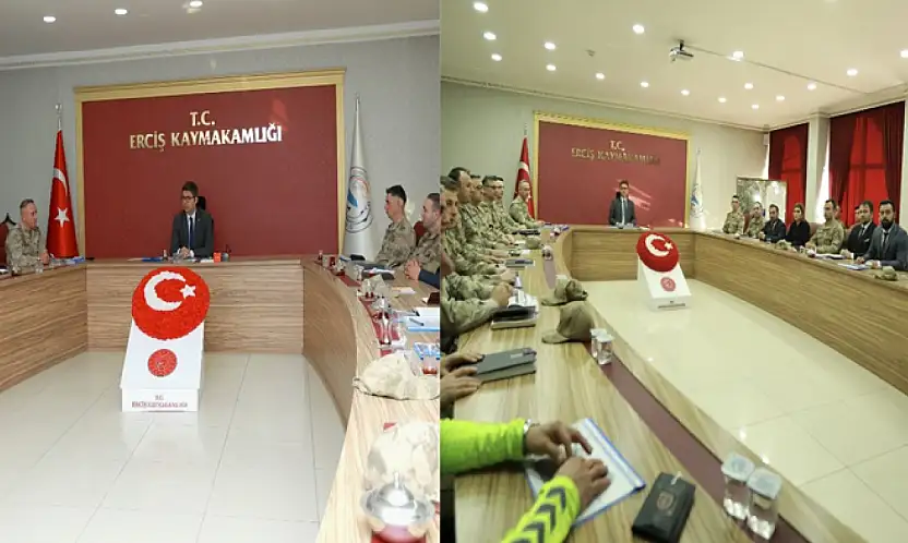 Erciş'te güvenlik toplantısı