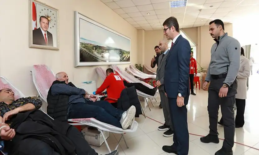 Erciş'te kan bağışı kampanyası