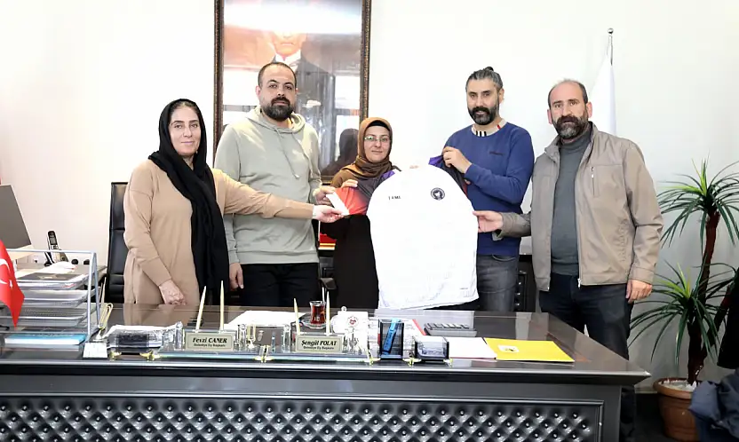 Gençlikspor'dan Eşbaşkan Polat'a ziyaret