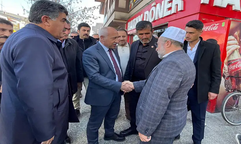 Güngöralp'ten, Erciş esnafına ziyaret