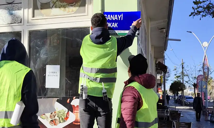 Gürpınar'da adres ve yönlendirme sistemi yenileniyor