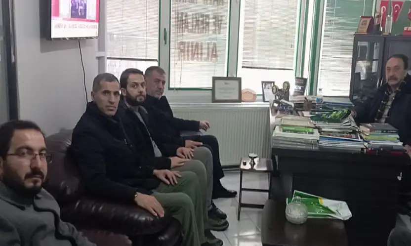 HÜDA PAR heyetinden Vansesi Gazetesi'ne 10 Ocak ziyareti
