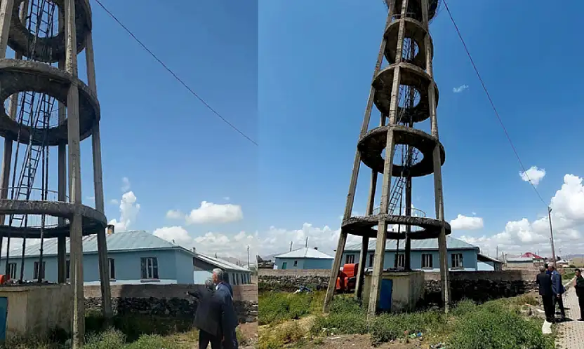 Kanan: Han Köyü'nde tehlike oluşturan su deposu için adım atıldı