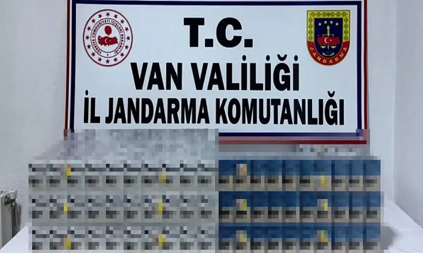 Kapıköy'de kaçak sigara ele geçirildi