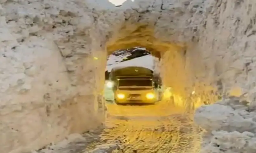 Kar esareti tünelle aşılıyor