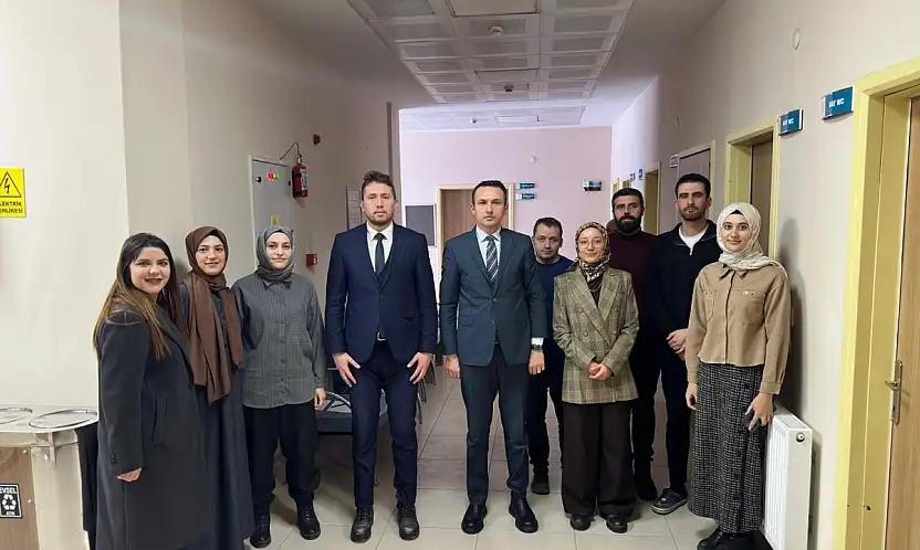 Kaymakam Bakan'dan İlçe Sağlık Müdürlüğü'ne inceleme