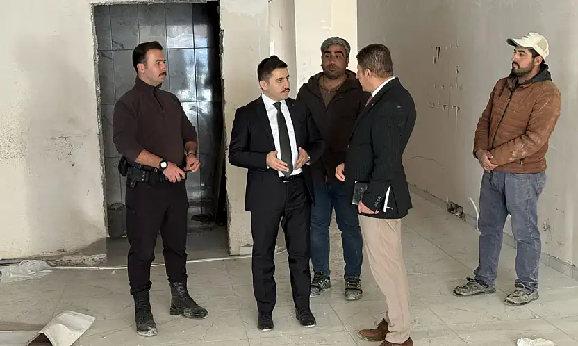 Kaymakam Bulut, ilçedeki yatırım projelerini yerinde inceledi