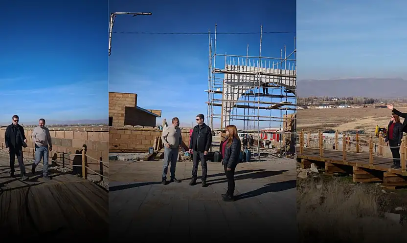 Kaymakam Karaloğlu'ndan Selçuklu Mezarlığı'na inceleme ziyareti