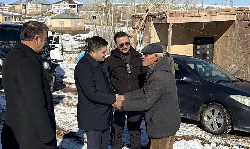 Kaymakam Rahmi Bulut'tan hane ziyareti