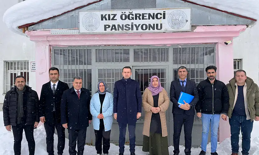 Kaymakam Süleyman Bakan'dan eğitim pansiyonlarına yakın takip