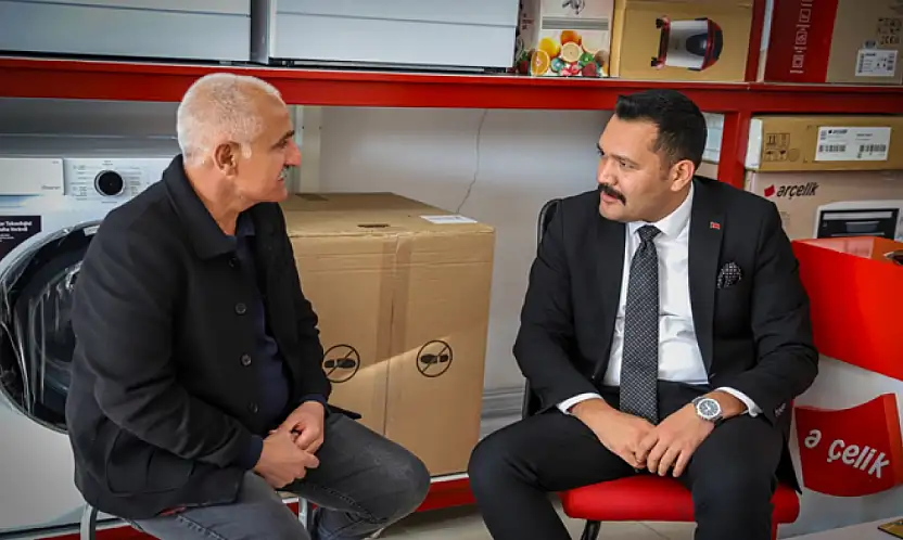 Kaymakam Türkmenoğlu'ndan esnaf ziyareti