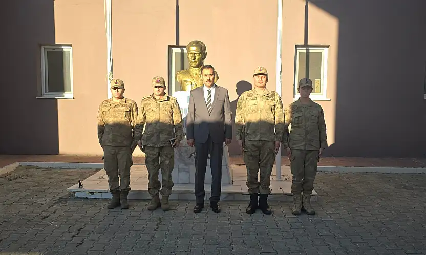 Kaymakam Türkoğlu'ndan karakol ziyaret