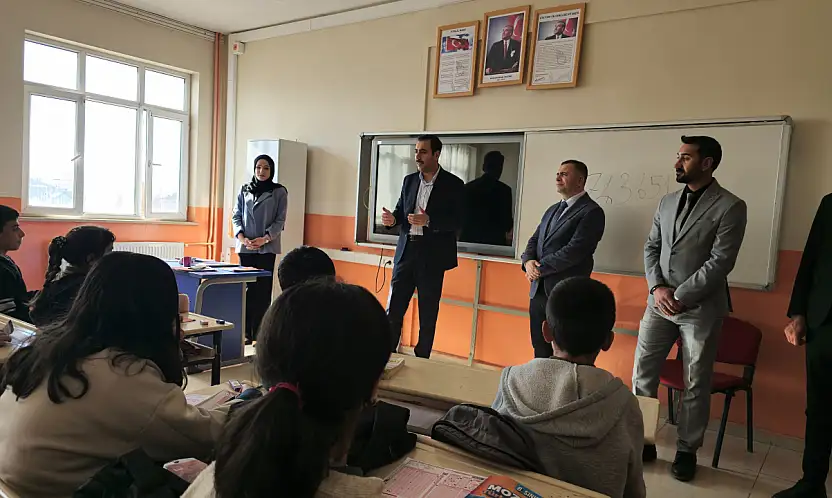 Kaymakam Türkoğlu öğrencilerle buluştu