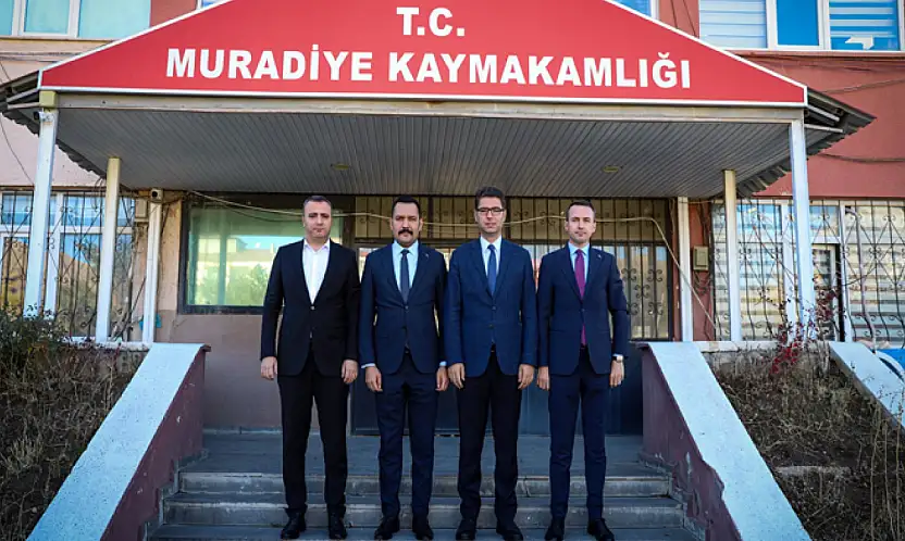 Kaymakamlardan Türkmenoğlu'na ziyaret