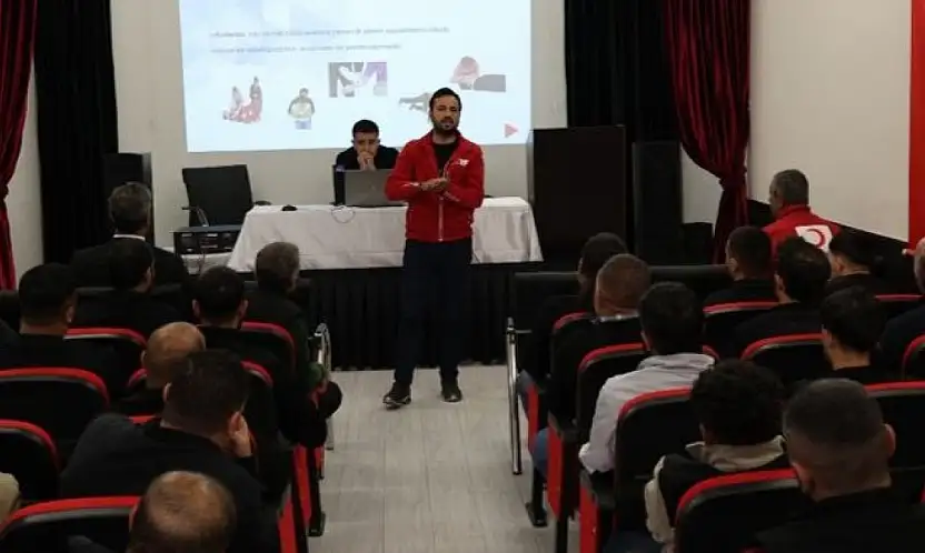 Kızılay'dan M Tipi Cezaevi'nde ilk yardım semineri