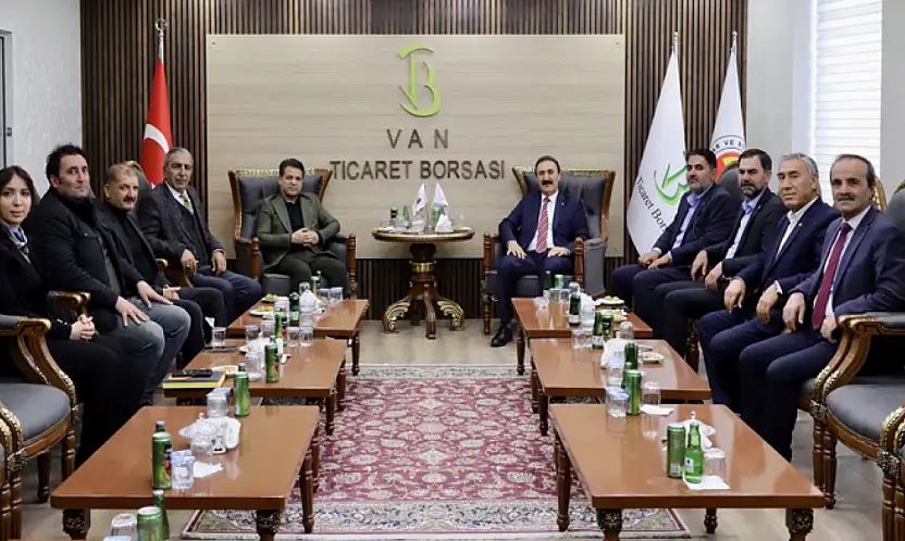 Kuşan'dan Van Ticaret Borsası'na ziyaret