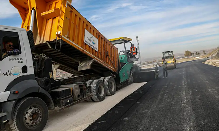 Memur-Sen TOKİ bağlantı yolunda asfalt çalışmaları başladı