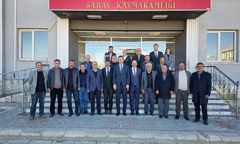 Saray'da tarım çalışmaları değerlendirildi