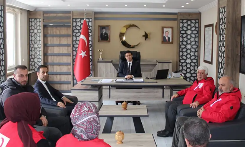 Seferi Baybure'den, Kaymakam Kılıç'a ziyaret