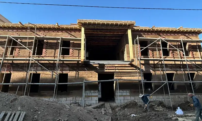 Tahir Paşa Konağı inşaatında sona doğru