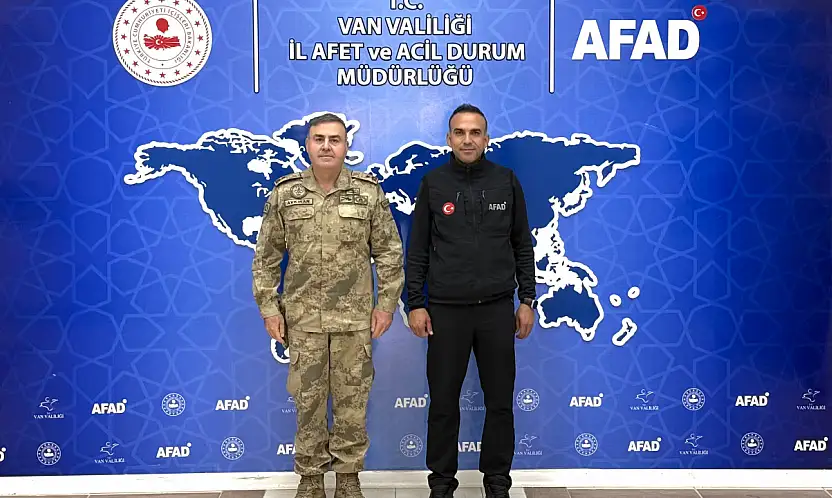 Tuğgeneral Mücahit Avkıran'dan AFAD İl Müdürlüğü'ne ziyaret