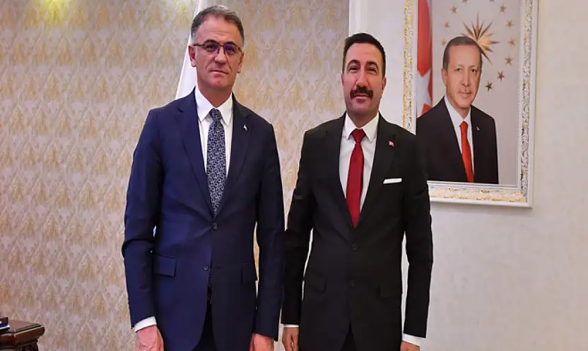 Vali Balcı, Kahraman'ı kabul etti