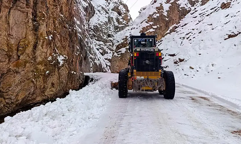 Van Büyükşehir Belediyesi'nden karla mücadele çalışması