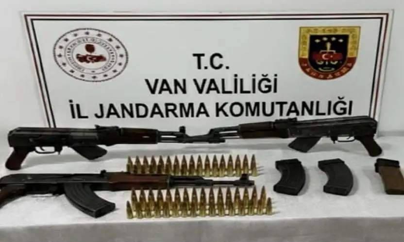 Van'da 3 adet uzun namlulu silah ele geçirildi