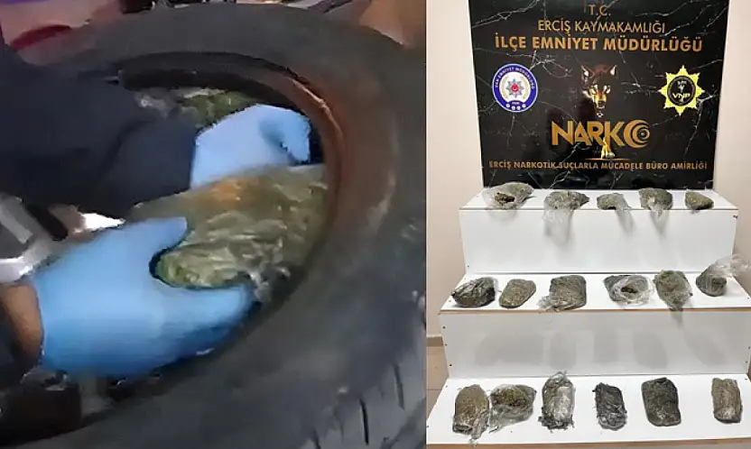 Van'da esrar ele geçirildi