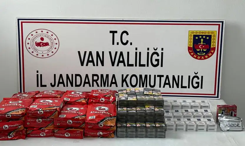 Van'da gümrük kaçağı malzemeler ele geçirildi
