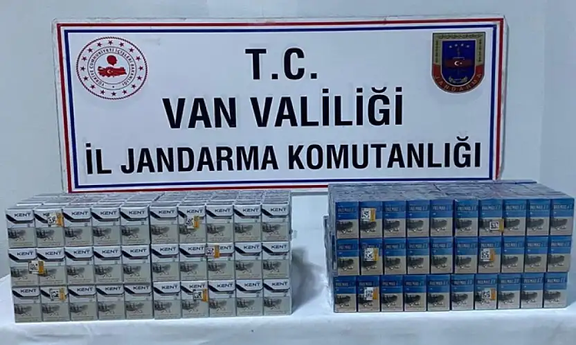 Van'da gümrük kaçağı sigara ve malzeme ele geçirildi