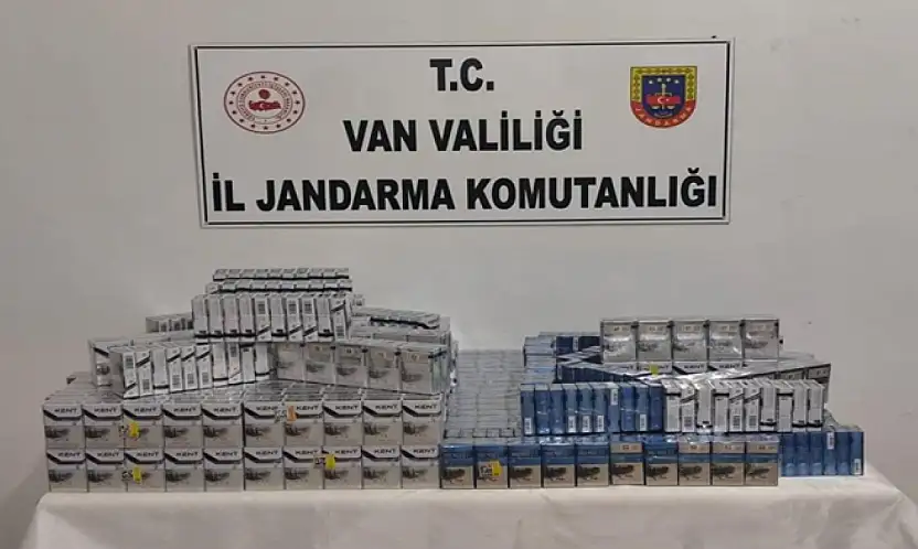 Van'da kaçak sigara ele geçirildi