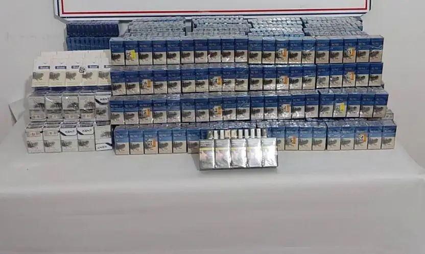 Van'da kaçak sigara ele geçirildi