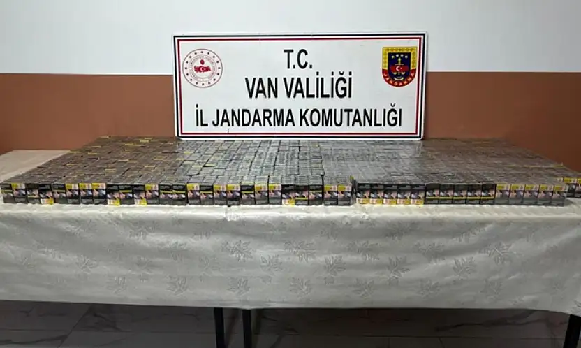 Van'da kaçak sigara ele geçirildi