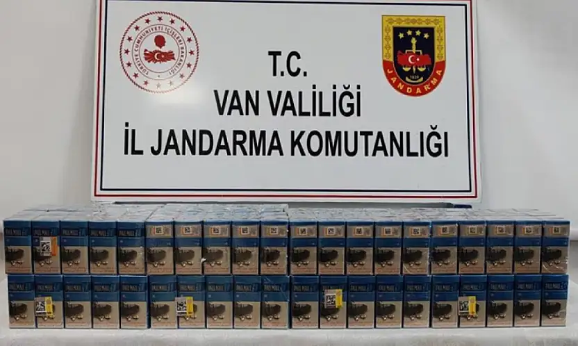 Van'da kaçak sigara ele geçirildi