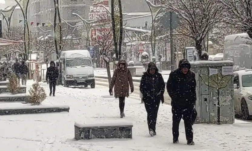 Van'da kar yağışı etkili oluyor