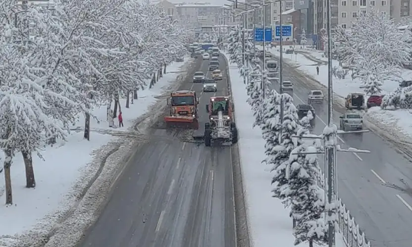 Van'da kar yağışı hayatı olumsuz etkiliyor