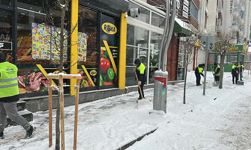 Van'da karla mücadele çalışmaları sürüyor