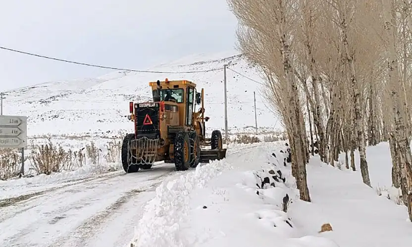 Van'da kırsalda karla mücadele seferberliği