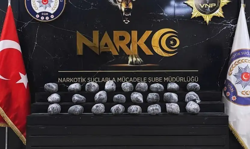 Van'da metamfetamin ele geçirildi