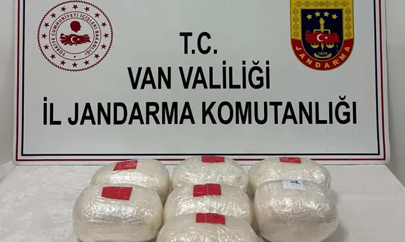 Van'da metamfetamin ele geçirildi