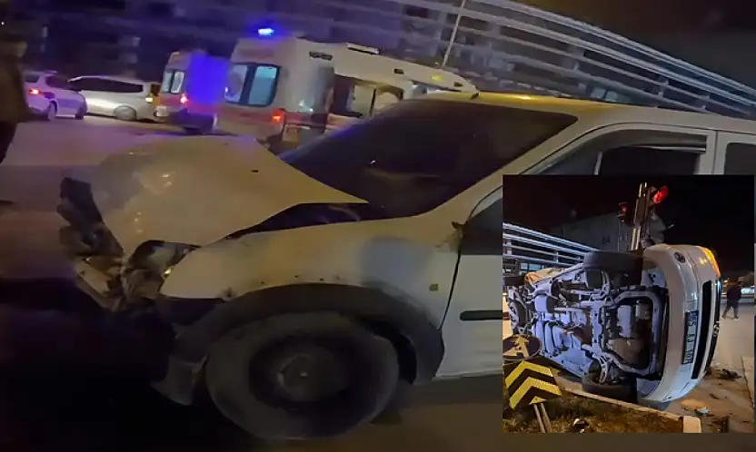 Van'da minibüs ile kamyonet çarpıştı