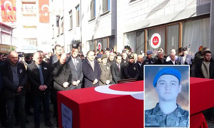 Van'da rahatsızlanarak hayatını kaybeden asker, memleketi Giresun'da toprağa verildi