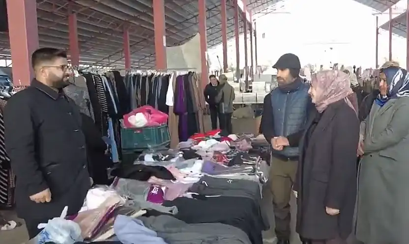Van'da semt pazarı esnafının talepleri dinlendi
